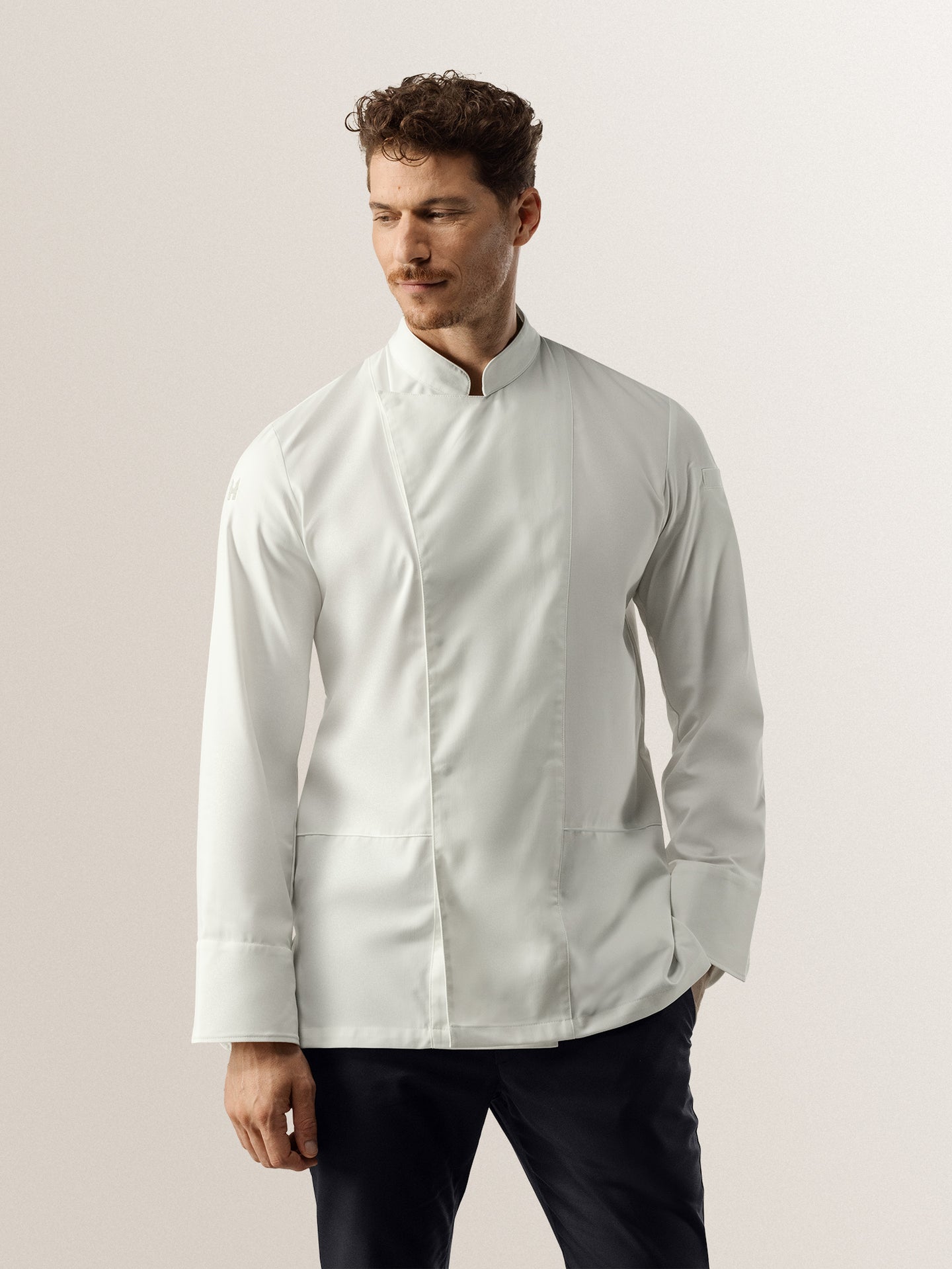Light Gray Dave Undyed Le Nouveau Chef Light Gray Dave Undyed Le Nouveau Chef