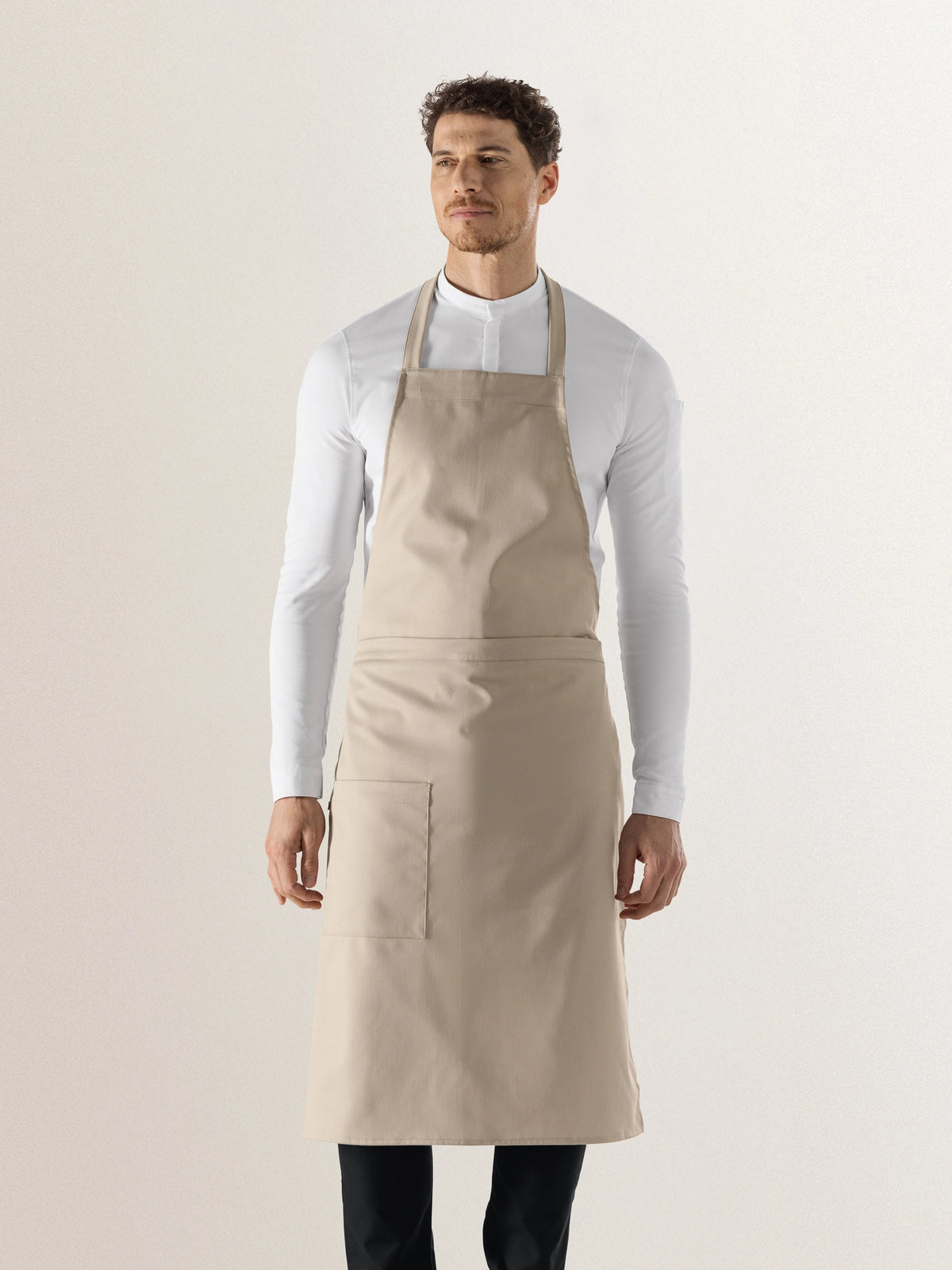 Bib Apron Unisex | Phoenix Sand Denim | Le Nouveau Chef