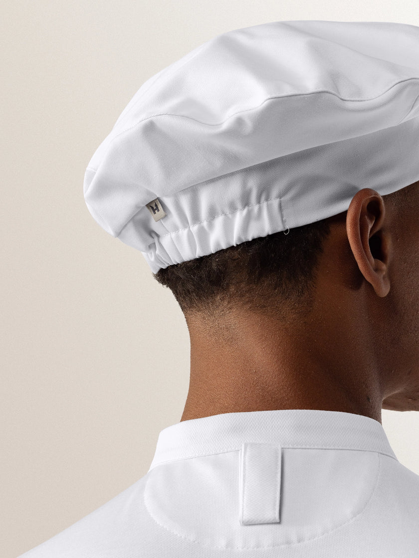 Light Gray Baret White Le Nouveau Chef