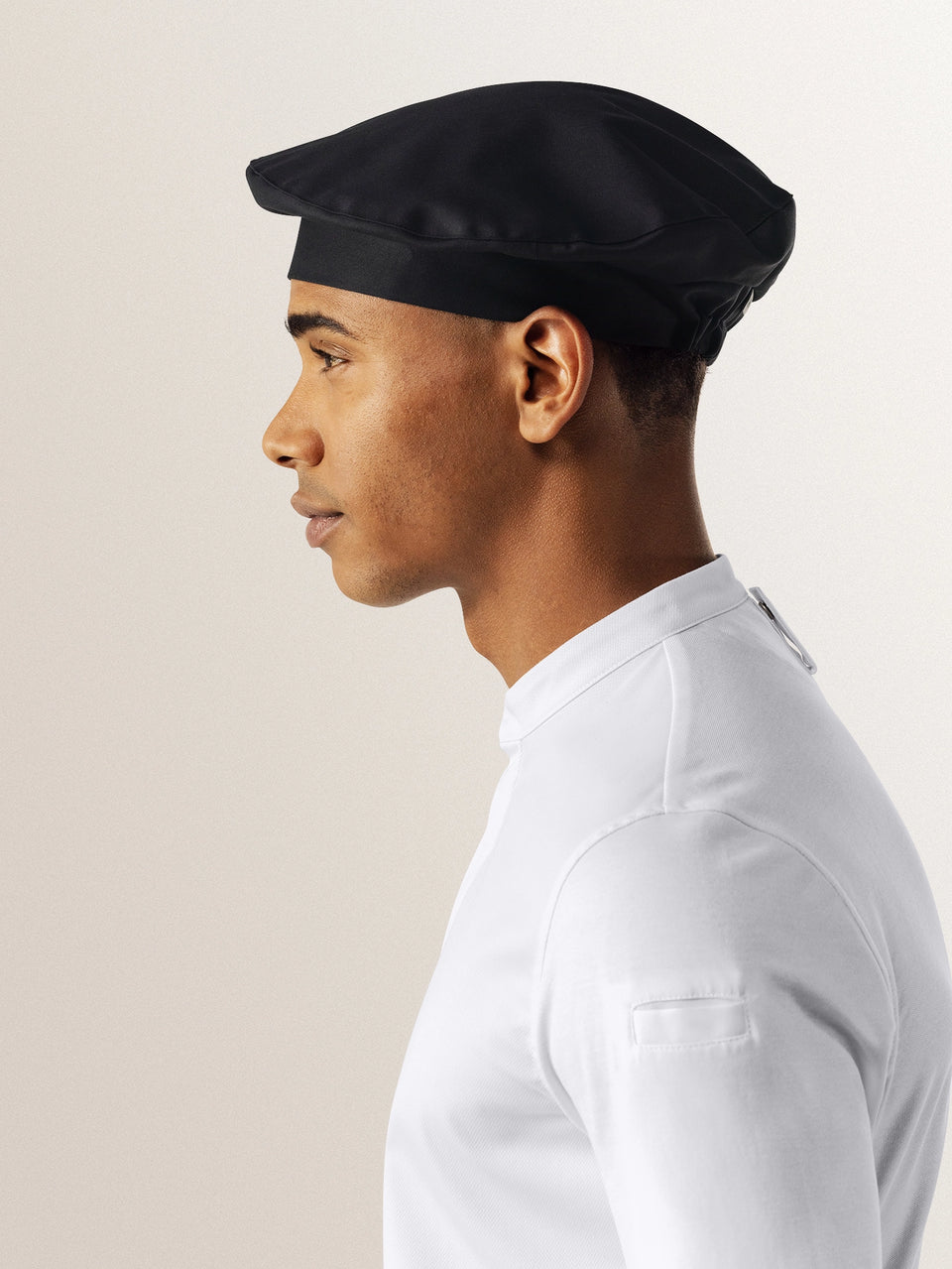 Light Gray Baret Black Le Nouveau Chef