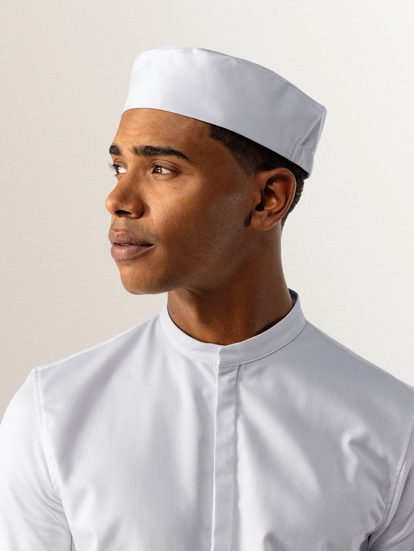 Light Gray Fez White Le Nouveau Chef